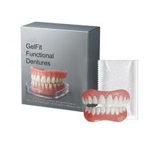 Prótese Dentária de Silicone Moldável Superior e Inferior para Homens e Mulheres Prótese Dentária de Silicone Moldável Superior e Inferior para Homens e Mulheres