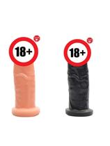 Protese maciça garanhão 13,5 x 3,9cm prazer e cia