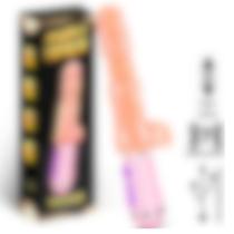 Prótese Vai e Vem com 7 Modos de Vibração Recarregável 29cm x 6cm