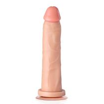 Prótese Você e Ele Bege com Ventosa - 18,5 cm x 4,5 cm Prótese Você e Ele Bege com Ventosa - 18,5 cm x 4,5 cm