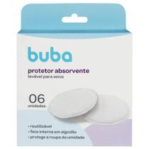 Protetor Absorvente Seios Lavável 6 Unidades Amamentação Reutilizável
