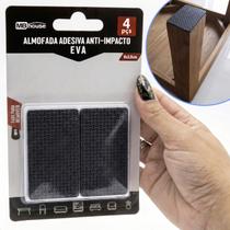 Protetor Adesivo Anti Impacto Ruído EVA 83,8 cm Retangular Almofada Adesiva Moveis Casa 4 Unidades Protetor Adesivo Anti Impacto Ruído EVA 83,8 cm Retangular Almofada Adesiva Moveis Casa 4 Unidades