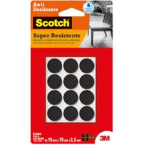 Protetor adesivo anti risco pequeno com 12 unidades - 3M
