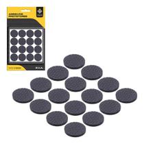 Protetor Adesivo Cadeira Pé Sofá Mesa Aparador Kit 16 Peças Preto