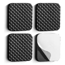 Protetor adesivo eva quadrado 4 peças preto wellmix