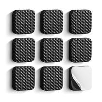 Protetor adesivo eva quadrado 9 peças preto wellmix