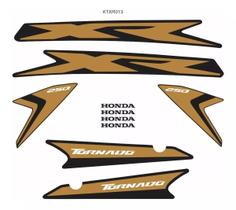 Protetor Adesivo Kit Moto Xr 250 Tornado 2018 Honda Dourado2