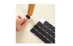 Protetor Adesivo Moveis Borracha Pés Cadeira Quadrado 18 Pçs Protetor Adesivo Moveis Borracha Pés Cadeira Quadrado 18 Pçs