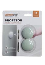 Protetor Adesivo Porta Maçaneta Parede Anti-Impacto Verde