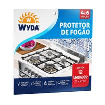 Protetor Alumínio para Fogão Wyda 27cmx27cm - 30 Embalagens com 12 Unidades