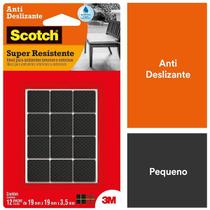 Protetor ANTI Deslizante Quadrado P 19MM X 19MM X 3,5MM com 12 SCOTCH 3M Protetor ANTI Deslizante Quadrado P 19MM X 19MM X 3,5MM com 12 SCOTCH 3M
