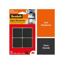 Protetor Anti Deslizante Scotch Quadrado Gg Preto 38X38X3,5M