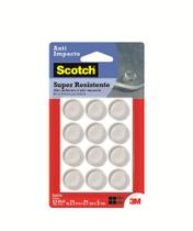 Protetor Anti-Impacto 3M Scotch Redondo Extra Grande - 12 unidades Protetor Anti-Impacto 3M Scotch Redondo Extra Grande - 12 unidades