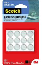 Protetor Anti Impacto Médio 3m Scotch Adesivo 12 Unidades