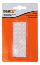 Protetor Anti Impacto Transparente Cartela 24 Peças Silicone