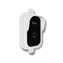 Protetor Antifurto e Chuva para Campainha sem fio Elgin Cor:Branco