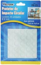 Protetor antii impacto redondo em silicone 25 unidades Protetor antii impacto redondo em silicone 25 unidades