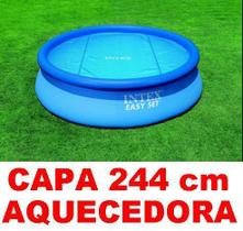 Protetor Aquecedor Solar Capa Aquecedora Piscina 244 Cm 2,44 m Intex 29020