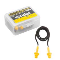 Protetor Auditivo 14Db Plug Copolímero Com Cordão Vonder