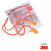Protetor Auditivo 3m Espuma Auricular Com Cordão Kit Com 50 Pares
