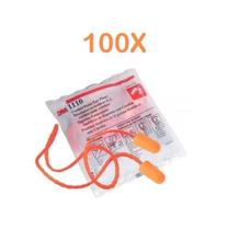 Protetor auditivo com cordão 16db 3m kit 100 peças Protetor auditivo com cordão 16db 3m kit 100 peças