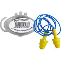 Protetor Auditivo Ump Copolimero Com Cordao Azul - Kit C/20 Pecas