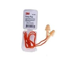 Protetor Auricular de Silicone Pomp Plus 3M com Cordão - EPI Auditivo Reutilizável