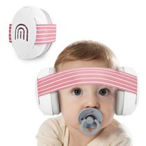 Protetor Auricular Infantil PLANTURECO Redutor de Ruído Rosa até 36 meses