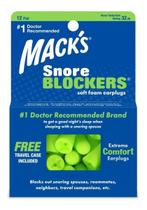 Protetor Auricular Macks Snore Blockers Soft Foam Earplugs Verde 32dB Espuma 12 Pares Com Case Viagem Avião Trabalho Estudo Tampão de Ouvido Protetor Auricular Macks Snore Blockers Soft Foam Earplugs Verde 32dB Espuma 12 Pares Com Case Viagem Avião Trabalho Estudo Tampão de Ouvido
