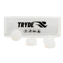 Protetor Auricular Silicone Tampão Branco Dormir Nadar Tryde Protetor Auricular Silicone Tampão Branco Dormir Nadar Tryde