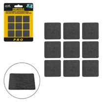 Protetor Autoadesivo Poliester Quadrado Pretos 9 Peças 2,6 Protetor Autoadesivo Poliester Quadrado Pretos 9 Peças 2,6