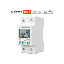Protetor Automático De Recomando Inteligente ZigBee Com Controle Pelo APP Tuya, Medidor De Energia