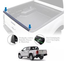 Protetor Borda Da Tampa Traseira Vw Amarok Todos Anos Preto