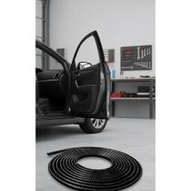 Protetor Borda Porta Carro 10m Casca Cobra Mini Preto