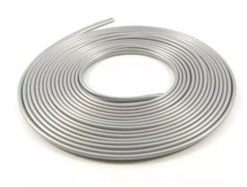 Protetor Borda Porta Universal 10 Metros Prata