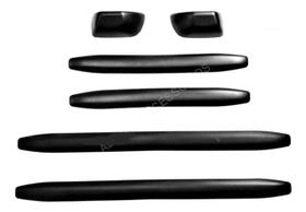 Protetor Borrachão Parachoque Universal 6 Peças 2 X 40 + 2 X 60 + 2 BATENTES KIT AUTOCOLANTE