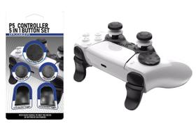 Protetor Botão Extensor Gatilho L2 R2 Controle Compatível Com PlayStation 5 Preto