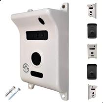 Protetor Branco para Interfone Vídeo Porteiros Intelbras IVR 1010 IVR 1070 HS, Capa de Proção , Case Protetor