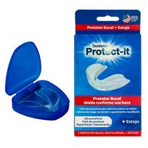 Protetor Bucal Anti Bruxismo ProtectIt 1un Proteção Noturna Confortável Powerdent