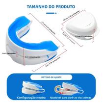 Protetor bucal anti-ronco, dispositivo anti-ronco, protetor bucal noturno ajustável para bruxismo. Protetor bucal anti-ronco, dispositivo anti-ronco, protetor bucal noturno ajustável para bruxismo.
