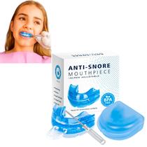Protetor Bucal de Silicone Anti-Ronco Anti-Bruxismo C/Ajuste