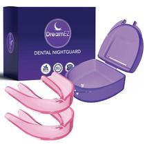 Protetor bucal DreamEz Anti Grinding Teeth Night, pacote com 2 unidades, rosa Protetor bucal DreamEz Anti Grinding Teeth Night, pacote com 2 unidades, rosa