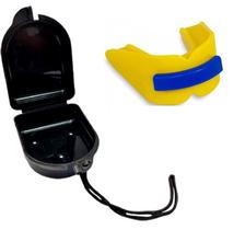 Protetor bucal duplo com estojo