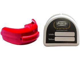 Protetor Bucal Duplo Punch Sports Profissional - PU4443 Vermelho