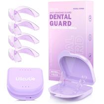 Protetor bucal Litlcutie para triturar dentes à noite (pacote com 4) Protetor bucal Litlcutie para triturar dentes à noite (pacote com 4)