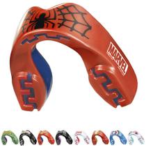 Protetor bucal Marvel Spider-Man Sports Junior com estojo Protetor bucal Marvel Spider-Man Sports Junior com estojo