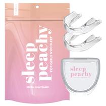 Protetor Bucal Noturno CUSTMBITE Sleep Peachy, Transparente, Pacote com 2 Protetor Bucal Noturno CUSTMBITE Sleep Peachy, Transparente, Pacote com 2