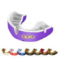 Protetor bucal OPRO Gold Level Moldável em Várias Camadas, Roxo