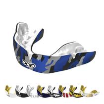 Protetor bucal OPRO Instant Custom-Fit Blue Camo Adult