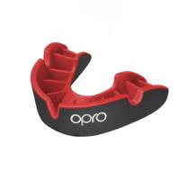 Protetor bucal OPRO Silver Level Moldável Vermelho/Preto para Adulto